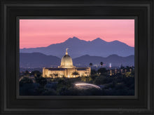 Load image into Gallery viewer, Tucson Purple Mountain Majesty Open Edition Canvas / 12 X 18 Black Frame Art
