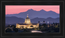 Load image into Gallery viewer, Tucson Purple Mountain Majesty Open Edition Canvas / 15 X 30 Black Frame Art
