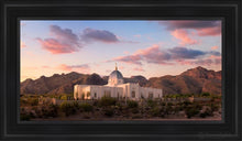 Load image into Gallery viewer, Tucson That The Lost May Be Found Open Edition Canvas / 15 X 30 Black Frame Art
