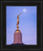 Load image into Gallery viewer, Tucson Trumpet Moon Open Edition Canvas / 11 X 14 Black Frame Art
