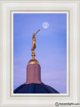 Load image into Gallery viewer, Tucson Trumpet Moon Open Edition Canvas / 12 X 18 White Frame Art
