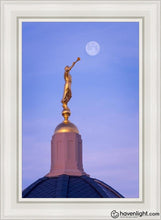 Load image into Gallery viewer, Tucson Trumpet Moon Open Edition Canvas / 24 X 36 White Frame Art
