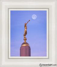 Load image into Gallery viewer, Tucson Trumpet Moon Open Edition Canvas / 8 X 10 White Frame Art

