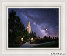 Load image into Gallery viewer, Twin Falls Celestial Open Edition Canvas / 11 X 14 White Frame Art
