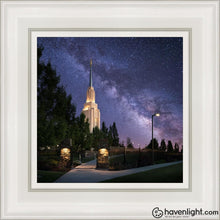 Load image into Gallery viewer, Twin Falls Celestial Open Edition Canvas / 12 X White Frame Art
