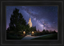 Load image into Gallery viewer, Twin Falls Celestial Open Edition Canvas / 24 X 36 Black Frame Art
