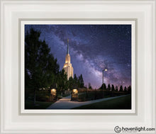 Load image into Gallery viewer, Twin Falls Celestial Open Edition Canvas / 8 X 10 White Frame Art
