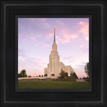 Load image into Gallery viewer, Twin Falls Daybreak Open Edition Canvas / 12 X Black Frame Art
