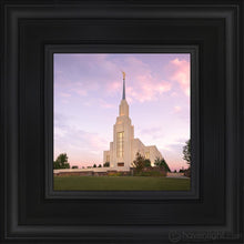 Load image into Gallery viewer, Twin Falls Daybreak Open Edition Canvas / 6 X Black Frame Art
