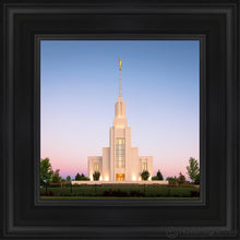 Load image into Gallery viewer, Twin Falls Pastel Sunrise Open Edition Canvas / 12 X Black Frame Art
