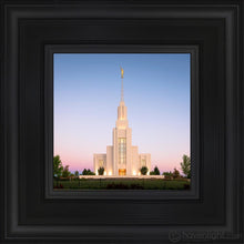 Load image into Gallery viewer, Twin Falls Pastel Sunrise Open Edition Canvas / 6 X Black Frame Art
