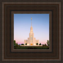 Load image into Gallery viewer, Twin Falls Pastel Sunrise Open Edition Canvas / 6 X Brown Frame Art
