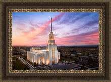 Load image into Gallery viewer, Twin Falls Sunset Aerial Open Edition Canvas / 36 X 24 Frame M 33 3/4 45 Art
