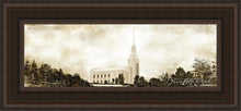 Load image into Gallery viewer, Twin Falls Vintage Open Edition Canvas / 6 X 18 Brown Frame Art
