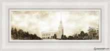 Load image into Gallery viewer, Twin Falls Vintage Open Edition Canvas / 6 X 18 White Frame Art
