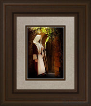 Load image into Gallery viewer, Unto Him That Knocketh Open Edition Print / 5 X 7 Frame C 12 1/4 14 Art
