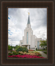 Load image into Gallery viewer, Vancouver Cloudy Day Open Edition Canvas / 11 X 14 Brown Frame Art

