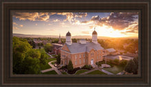 Load image into Gallery viewer, Vernal From On High Open Edition Canvas / 15 X 30 Brown Frame Art
