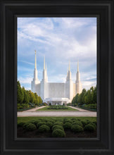 Load image into Gallery viewer, Washington Dc Blue Open Edition Canvas / 14 X 21 Black Frame Art
