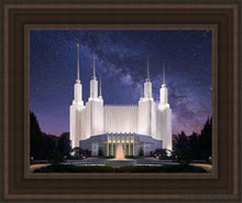 Load image into Gallery viewer, Washington Dc Celestial Open Edition Canvas / 11 X 14 Brown Frame Art
