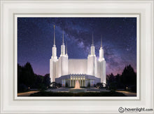 Load image into Gallery viewer, Washington Dc Celestial Open Edition Canvas / 14 X 21 White Frame Art
