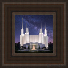 Load image into Gallery viewer, Washington Dc Celestial Open Edition Canvas / 6 X Brown Frame Art
