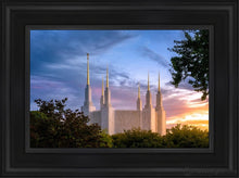 Load image into Gallery viewer, Washington Dc Last Sunset Open Edition Canvas / 12 X 18 Black Frame Art
