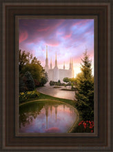 Load image into Gallery viewer, Washington Dc Reflections Into Eternity Open Edition Canvas / 12 X 18 Brown Frame Art
