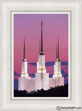 Load image into Gallery viewer, Washington Dc Sunset Glow Open Edition Canvas / 12 X 18 White Frame Art
