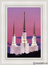 Load image into Gallery viewer, Washington Dc Sunset Glow Open Edition Canvas / 14 X 21 White Frame Art
