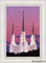 Load image into Gallery viewer, Washington Dc Sunset Glow Open Edition Canvas / 24 X 36 White Frame Art
