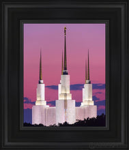 Load image into Gallery viewer, Washington Dc Sunset Glow Open Edition Canvas / 8 X 10 Black Frame Art
