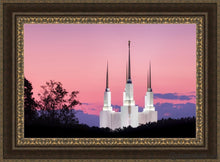Load image into Gallery viewer, Washington Dc Sunset Glow Panorama Open Edition Canvas / 36 X 24 Frame M 33 3/4 45 Art
