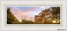 Load image into Gallery viewer, Washington Dc Sunset Open Edition Canvas / 6 X 18 White Frame Art
