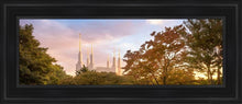 Load image into Gallery viewer, Washington Dc Sunset Open Edition Canvas / 8 X 24 Black Frame Art
