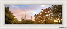 Load image into Gallery viewer, Washington Dc Sunset Open Edition Canvas / 8 X 24 White Frame Art

