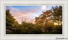Load image into Gallery viewer, Washington Dc Sunset Panorama Open Edition Canvas / 15 X 30 White Frame Art
