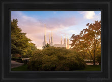 Load image into Gallery viewer, Washington Dc Sunset Panorama Open Edition Canvas / 24 X 36 Black Frame Art
