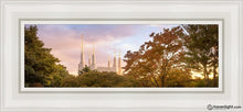 Load image into Gallery viewer, Washington Dc Sunset Panorama Open Edition Canvas / 6 X 18 White Frame Art

