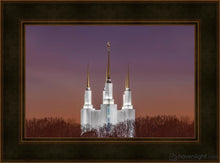 Load image into Gallery viewer, Washington Dc Temple Evening Glow Open Edition Canvas / 24 X 16 Frame D 23 31 Art
