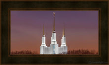 Load image into Gallery viewer, Washington Dc Temple Evening Glow Open Edition Canvas / 30 X 15 Frame A 22 37 Art
