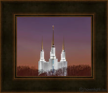 Load image into Gallery viewer, Washington Dc Temple Evening Glow Open Edition Print / 10 X 8 Frame A 12 1/4 14 Art
