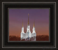 Load image into Gallery viewer, Washington Dc Temple Evening Glow Open Edition Print / 10 X 8 Frame B 12 1/4 14 Art
