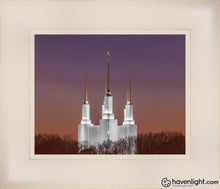 Load image into Gallery viewer, Washington Dc Temple Evening Glow Open Edition Print / 10 X 8 Frame L 12 1/4 14 Art
