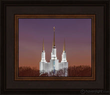 Load image into Gallery viewer, Washington Dc Temple Evening Glow Open Edition Print / 10 X 8 Frame N 12 3/4 14 Art
