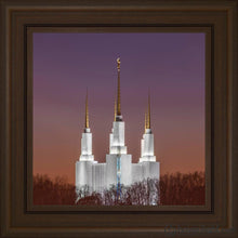 Load image into Gallery viewer, Washington Dc Temple Evening Glow Open Edition Print / 12 X Frame C 16 1/4 Art
