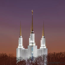 Load image into Gallery viewer, Washington Dc Temple Evening Glow Open Edition Print / 12 X Only Art
