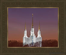 Load image into Gallery viewer, Washington Dc Temple Evening Glow Open Edition Print / 14 X 11 Frame G 15 1/4 18 Art
