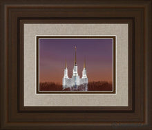 Load image into Gallery viewer, Washington Dc Temple Evening Glow Open Edition Print / 7 X 5 Frame C 9 1/4 11 Art

