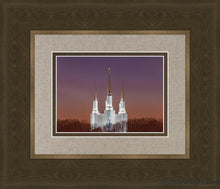 Load image into Gallery viewer, Washington Dc Temple Evening Glow Open Edition Print / 7 X 5 Frame G 9 1/4 11 Art
